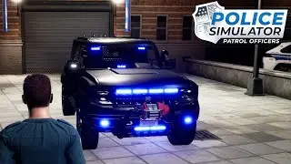Police Simulator | Having the Vehicle Update makes this car look SO MUCH BETTER!!!
