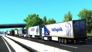 Trailers Traffic Pack v4.5 - Euro Truck Simulator 2 Mod