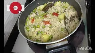 Aalu matar pulau khushbudar recipe ❤️#indianmasalakitchen #cooking 