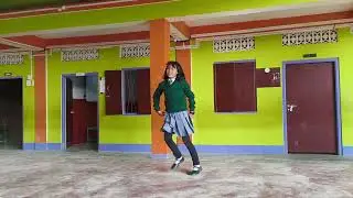 Princy Oinam of class vi dance performance in LI Standard English School Assembly. #dance #manipuri