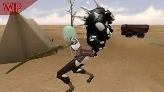 (gone/file loss) [WIP] emerald vs ursa major | rwby fan animation