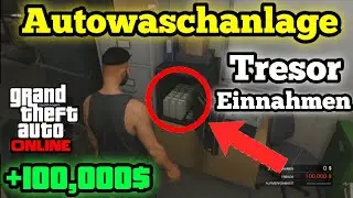 GTA 5 Online | Money Fronts DLC | Autowaschanlage Tresor Einnahmen | +100,000$