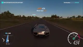 434km/h (269mph) Lamborghin Reventon speed tune