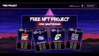 FREE Blockchain NFT Web Project ( Javascript / Solidity ) [ FULL CODE WALKTHROUGH ]  🚀