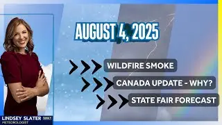 August 4th, 2025 - More Canadian Wildfire SMOKE for SE WI