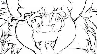 Weight gain birthday (fat furry animation)