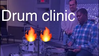 Teaching at a drum clinic 🤓 #drums #drummer #practice #drumming #drumset #drumfill #short