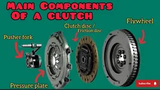 Main Components of a Clutch | Clutch Plate #clutch #clutchplate #components #engine