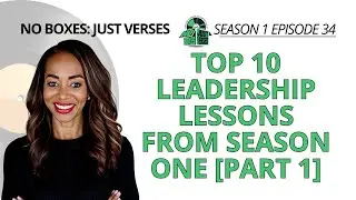 Top 10 Leadership Lessons from Season One [Part 1]