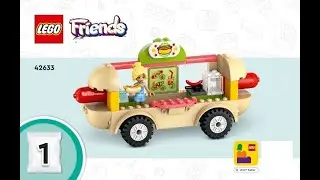 Building instructions for 42633 - 1, Hot Dog Food Truck, Juniors