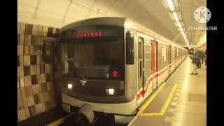 Hl&aacute;&scaron;en&iacute; ve stanici Florenc mimoř&aacute;dnost na lince B v &uacute;seku Florenc - čern&yacute; most 
