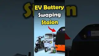 Sun Mobility EV Battery Swapping Station🤩 #batteryswapping #shorts