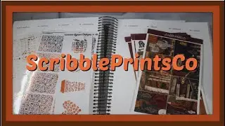 Plan With Me | ScribblePrintsCo // In The Woods |  PlanWithAds