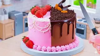 Satisfying With Mini Rainbow Chocolate Cake Recipe 🌈🍫 Best Yummy Rainbow Chocolate Cake Decorating