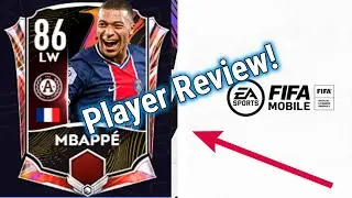 86 Rated Kylian Mbappe Player Review (FREE CARD?!) - FIFA Mobile 21 Gameplay / Walkthrough!