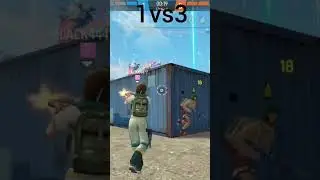 1vs3#фри #фай #фф #ff #free #black444 #garenafreefire #imposible