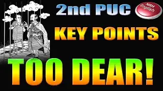 TOO DEAR! # KEY POINTS # 2ND PUC ENGLISH