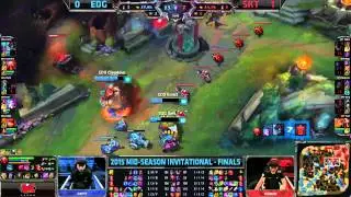 SK Telecom T1 vs Edward Gaming | Game 2 Grand Finals Mid Season Invitational 2015 | SKT vs EDG G2