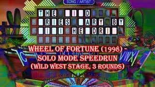 Wheel Of Fortune (1998) - Solo Mode Speedrun (Wild West Stage, 3 Rounds)