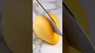 Cutting Viral Mango Ice Cream 🍋🥭 | Soft Shell Crack & Creamy ASMR (No Talking)