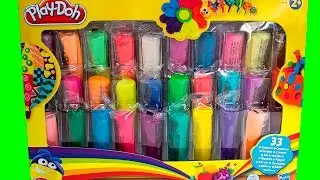 Play-Doh Ultimate Rainbow Pack Learn Numbers Play Doh Mountain of Colours Playset Toy Videos