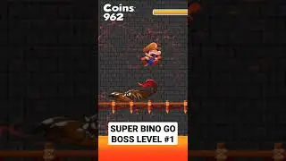 SUPER BINO GO BOSS LEVEL #1 #superbinogo #boss #mario
