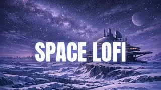 🌌 Late Night Snowy Focus Music | Snowy Space Lofi | The Snow Planet