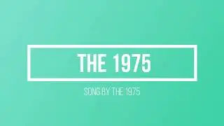 The 1975 - Art and Literary Aesthetics