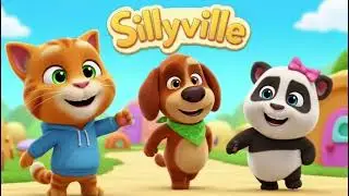 Silly Talking Friends Song 🎵 | Funny Cat, Dog & Panda Dance for Kids