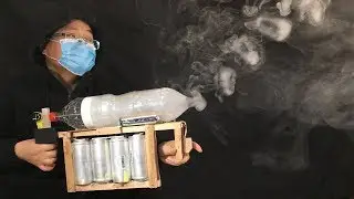 make a vape smoke ring machine gun with supercapacitors