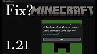 Error code 0x87e5003a  Minecraft not launching properly Potential fix