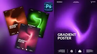 Create Gradient Poster in Adobe Photoshop