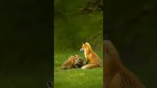 Familia de zorros - Fox family