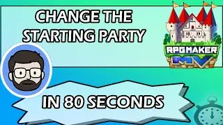 Change the Starting Party  in RPG Maker IN 80 SECONDS!