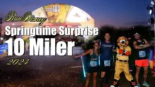 RunDisney Springtime Surprise 10 Miler Race POV 2024