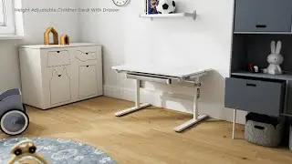 Height Adjustable Standing Desk for Kids - PrimeCables
