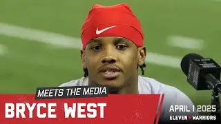 Bryce West discusses what he's learned this spring, goals for himself in year two