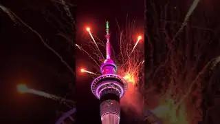 Auckland New Zealand , New year countdown 2025 🎇🎆