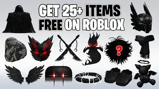25 BEST BLACK & SECRET FREE ITEMS ON ROBLOX (2026) 🖤🤯