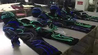 Tianchuang TC 0193 lighted dance costumes with remote or DMX controller