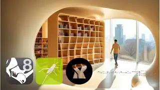 Rhino + Grasshopper + ReRenderai Parametric Shelves Tutorial AI rendering for Architecture