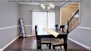 Priced at $424,900 - 8206 Bridlington Way, Williamsburg, VA 23188