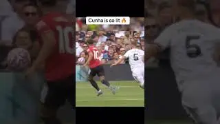 Cunha vs Fulham first touch #football #manchesterunitedforever #arsenal