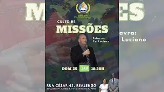 Live 696 Cultro de Missoes Jan 2026