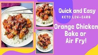 Keto Low Carb Orange Chicken Healthy Take out and Sugar FREE