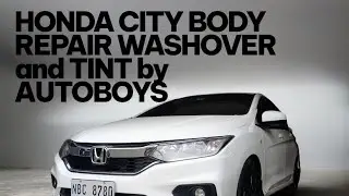 Honda City Body repair, washover, & Tint by autoboys