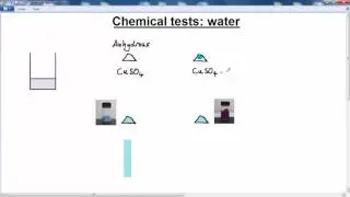 GCSE CHEMISTRY - CHEMICAL TESTS  -  LESSON 9 -   test for water
