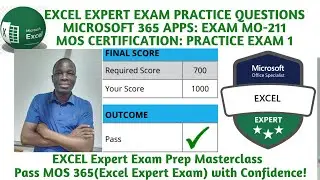 Экзамен Excel Expert (экзамен MO 211) &mdash; (приложения Microsoft 365) &mdash; практический экзамен 1