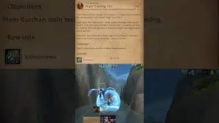 World Of Warcraft The War Within Quest #167 Flight Training 101 #wow #worldofwacraft #gaming