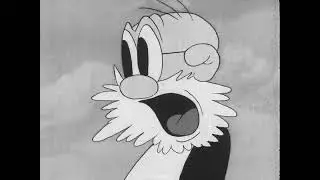 The Mechanical Cow | 1937 | Farmer Alfalfa Cartoon | 35mm | Terrytoons | Paul Terry